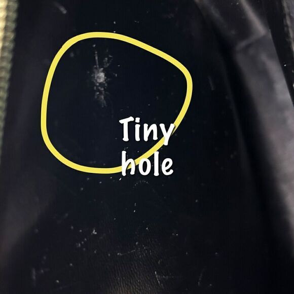 Karina Firenze Pebbled Olive Leather Clutch Made In Italy Some Interior Wear - Picture 5 of 11